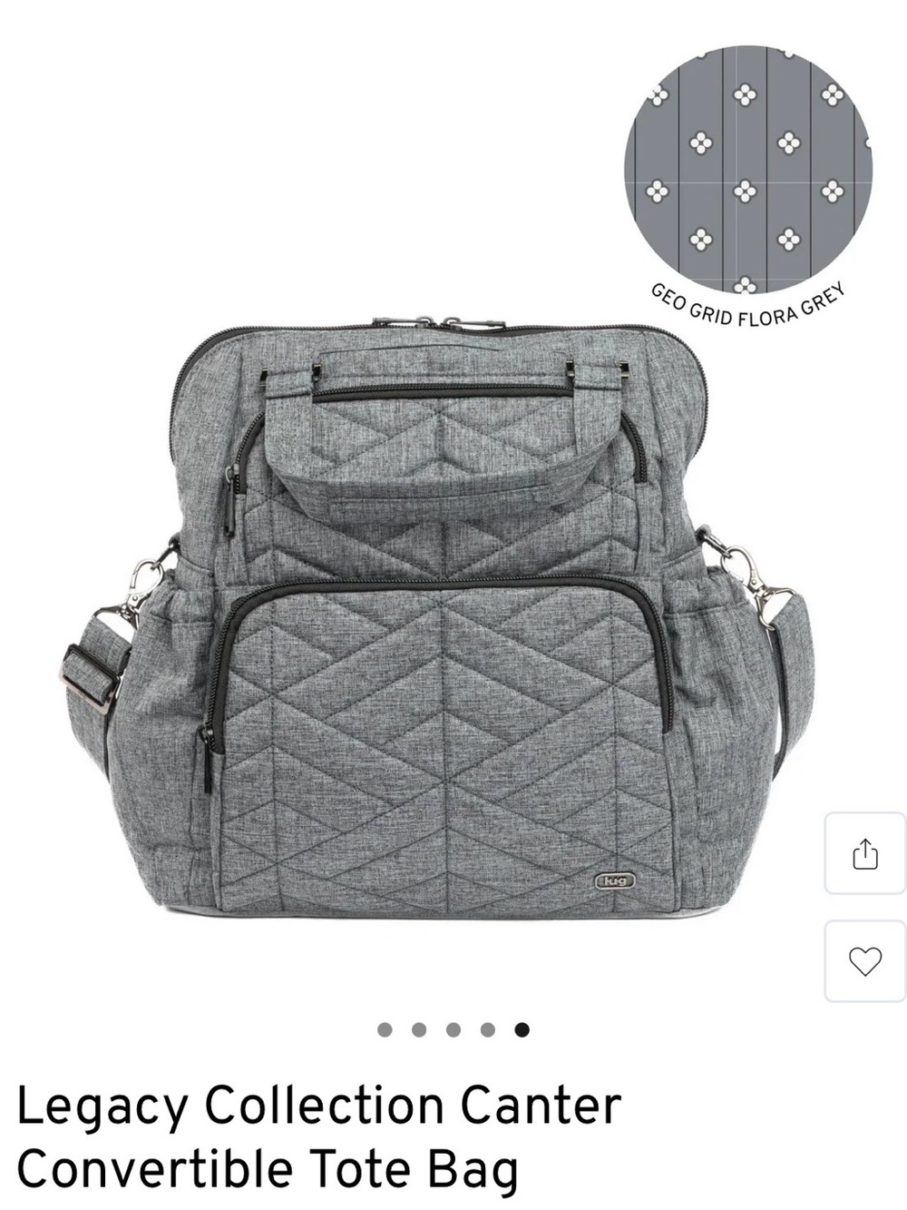 lug Legacy Canter Heather Grey